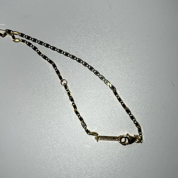 💎NWT LANA MALIBU INITIAL NECKLACE “M” 14 K GOLD & DIAMOND - Picture 16 of 17